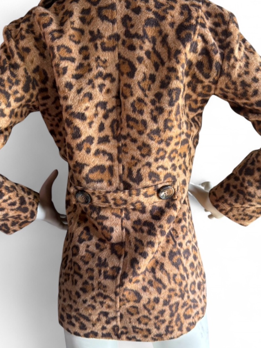 MeJane leopard print coat faux fur “Fran Fine vibes” - Picture 5 of 6